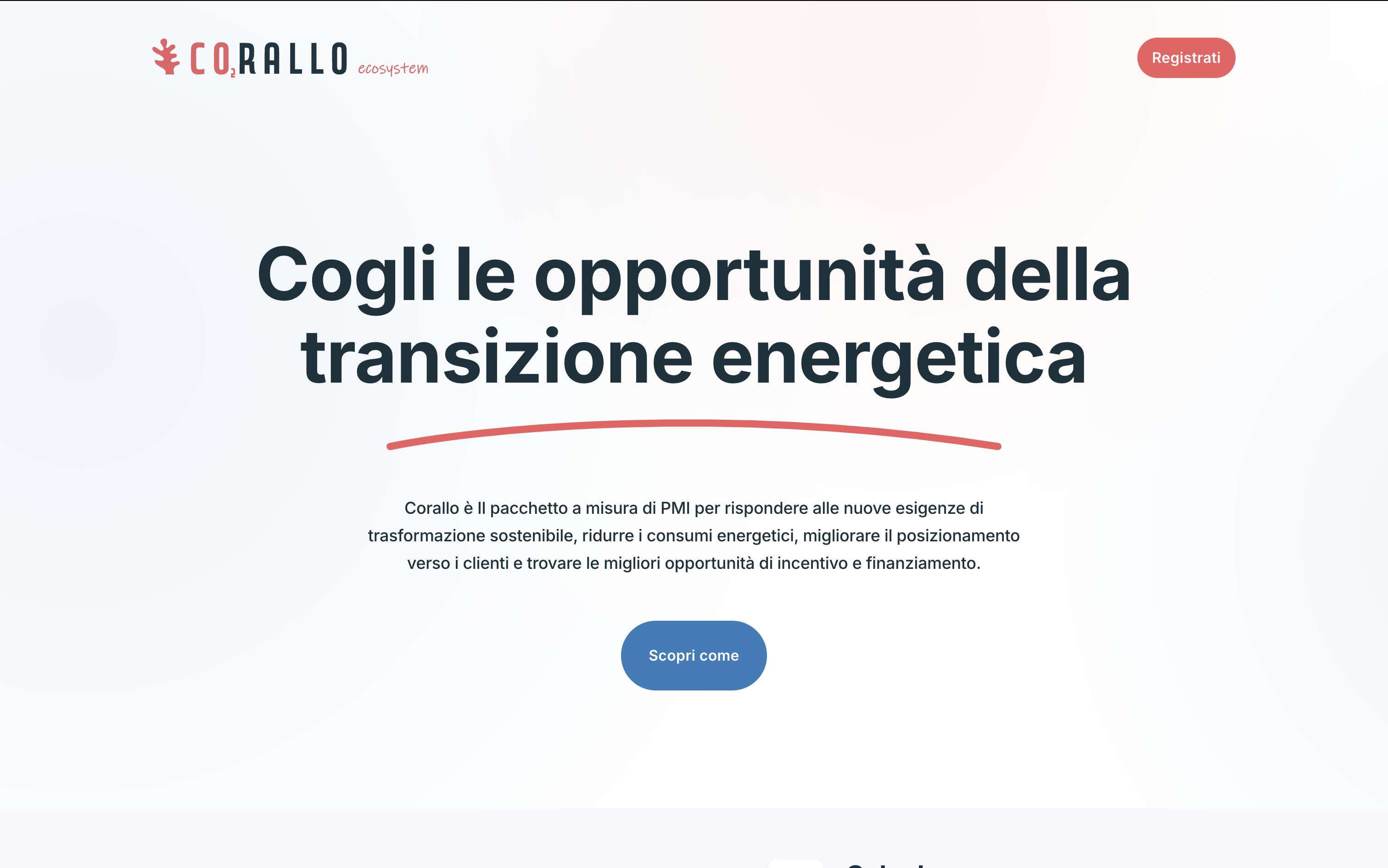 Visit Corallo Ecosystem website